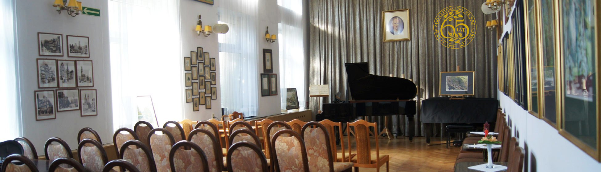 65 lat Klubu Muzyki i Litratury we Wrocławiu. Sala koncertowa.